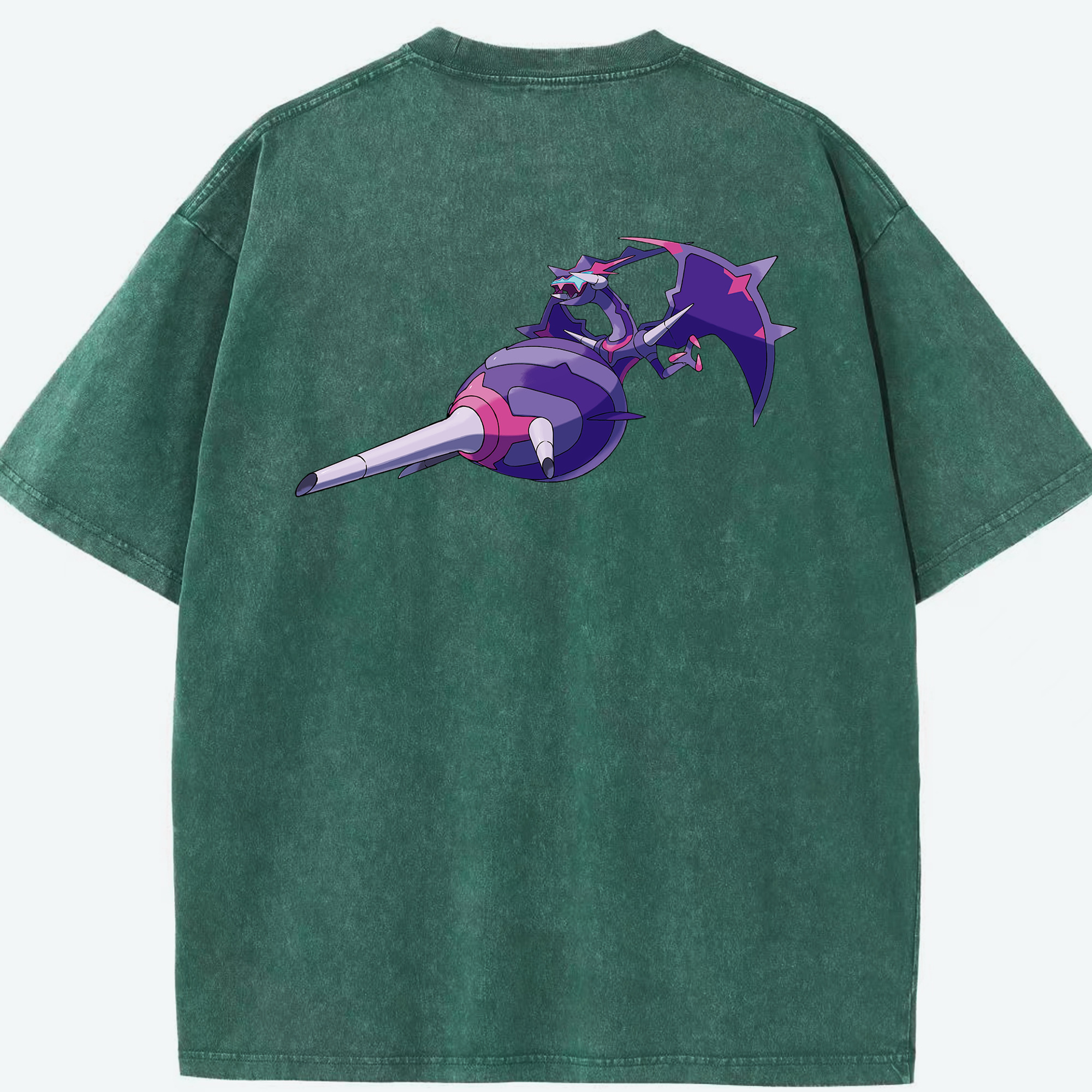 （画像用） ポケットモンスター Pokémon 綿100% ヴィンテージ風 半袖Tシャツ（背面プリント）